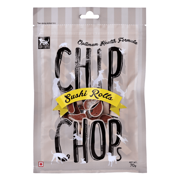 Chip Chops Lamb Cubes, Chip Chops Sushi Rolls, Henlo Chicken Pops High Protein Treats Dogs Combo