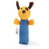 Pedigree Roasted Lamb Tasty Jerky Treat, Pet Vogue Dog-Shaped Plush Toy, & Trixie Hedgehog Ball Vinyl Toy Combo for Dogs