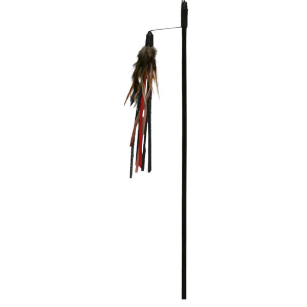 Temptations Tasty Chicken Treats & Trixie Feather Rod Toy Combo for Cats