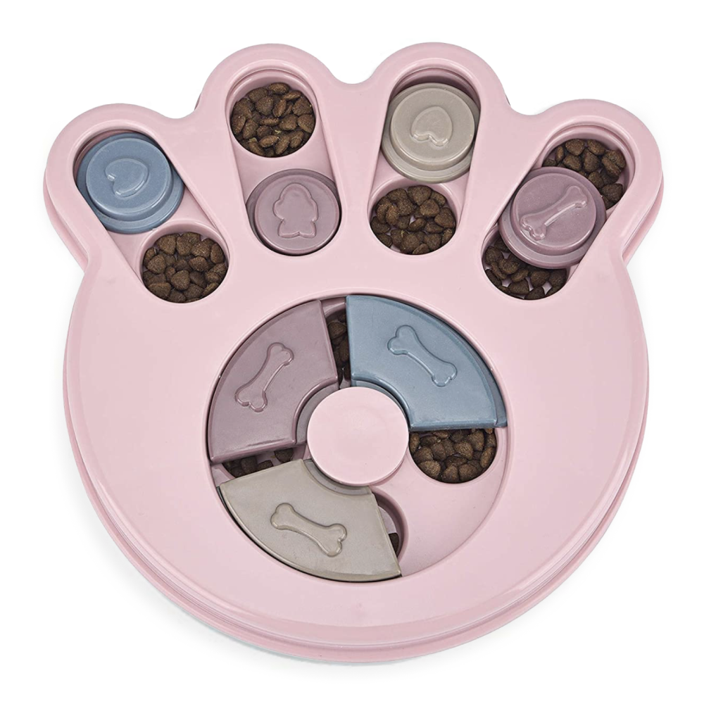 Skatrs Treat Hider Toy for Dogs and Cats (Pink) Both-Toys Skatrs 9x9in