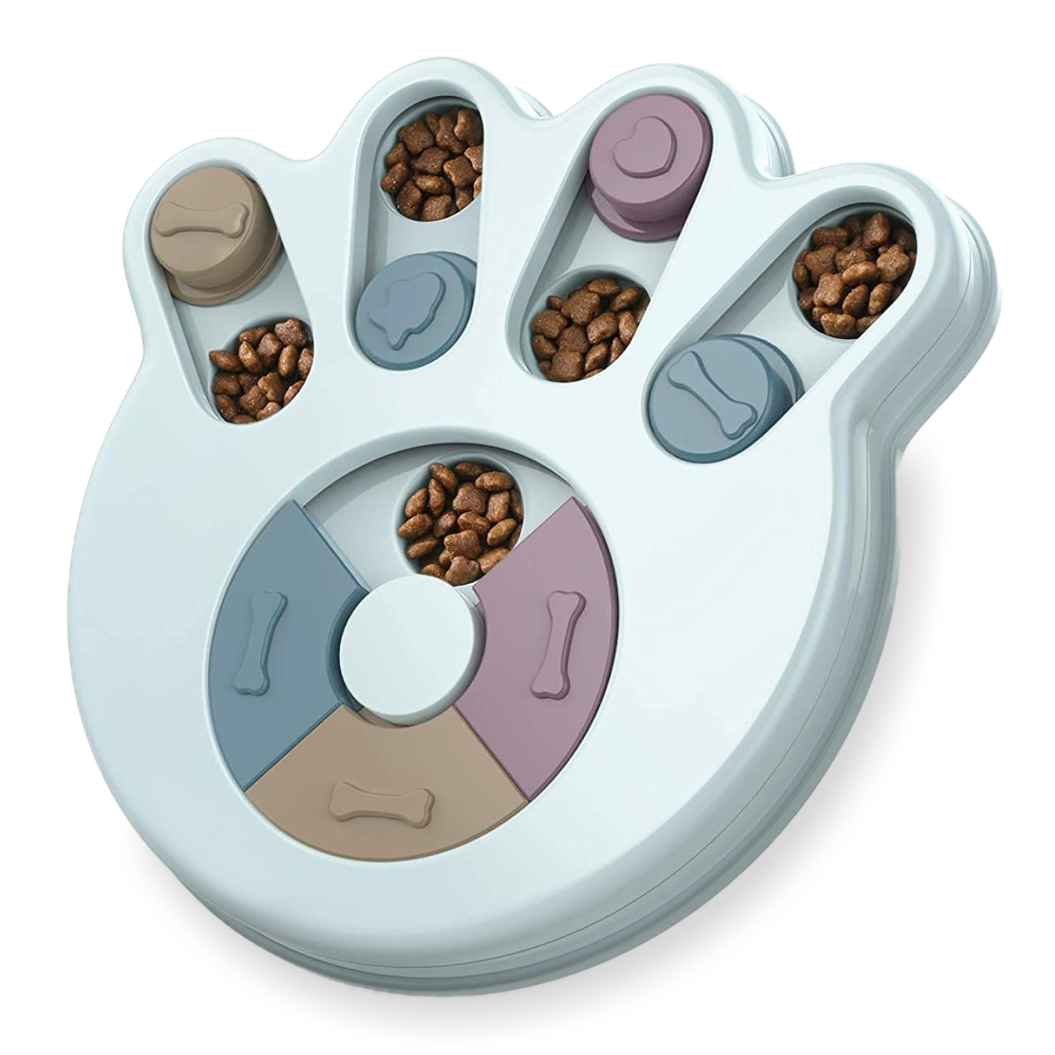 Skatrs Treat Hider Toy for Dogs and Cats (Blue) Both-Toys Skatrs 9x9cm