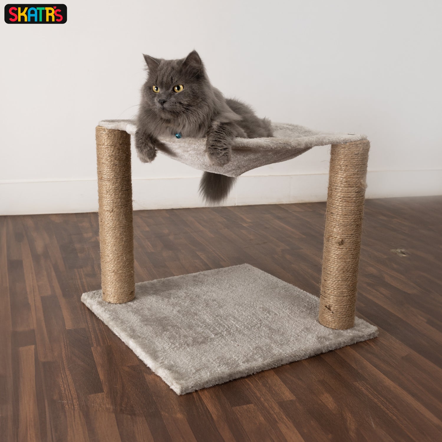 Skatrs Claw Tower Cat Tree with Hammock and Dual Scratching Post Toy Cats-Toys Skatrs