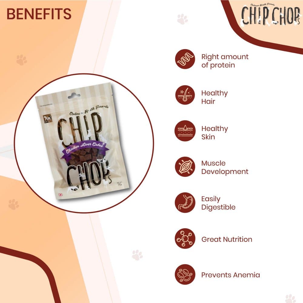 Chip Chops Chicken & Codfish Sandwich and Chicken Liver Cubes Dog Treats Combo Dog Treats + Others Chip Chops