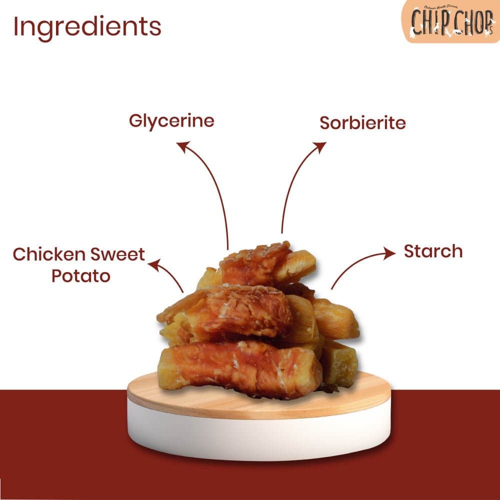Chip Chops Chicken & Codfish Sandwich and Sweet Potato Chicken Dog Treats Combo Dog Treats + Others Chip Chops
