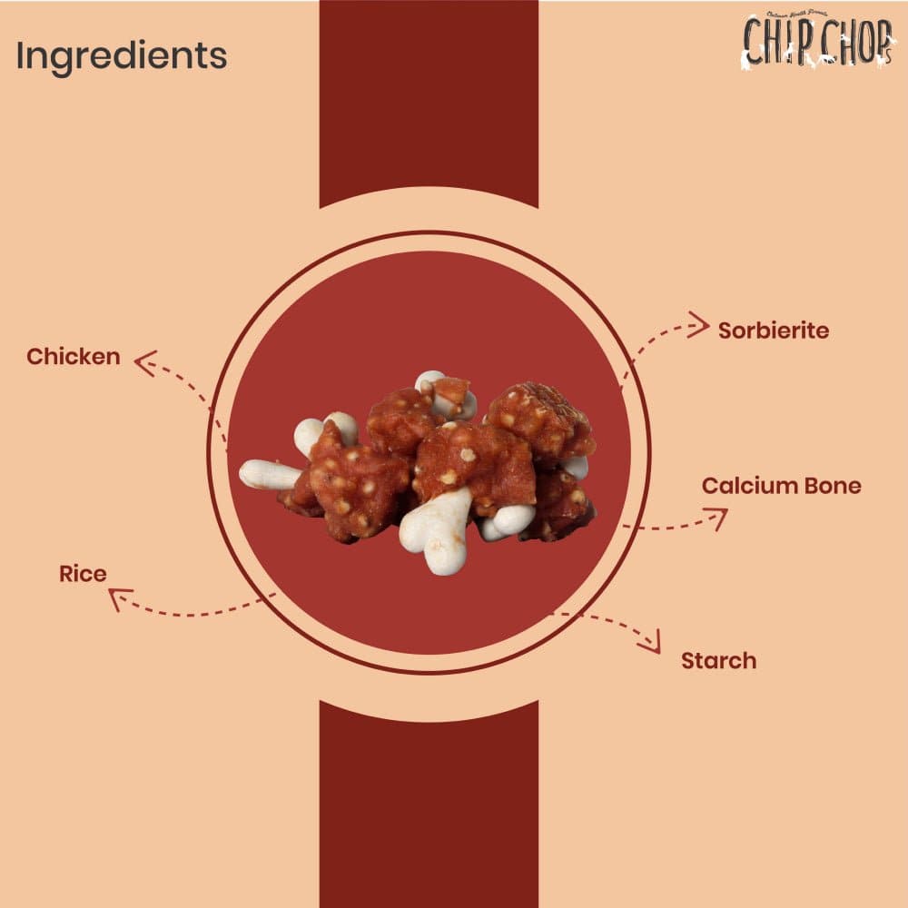 Chip Chops Chicken and Calcium Bone Dog Treats (Limited Shelf Life)