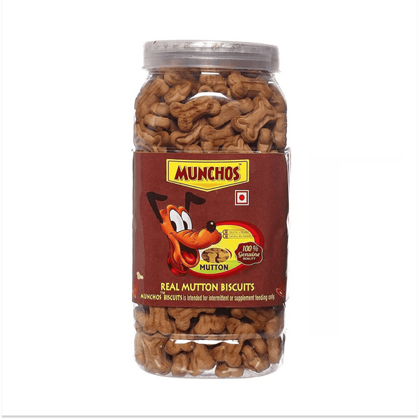 Munchos Chicken and Real Mutton Flavor Biscuit Dog Treats Combo