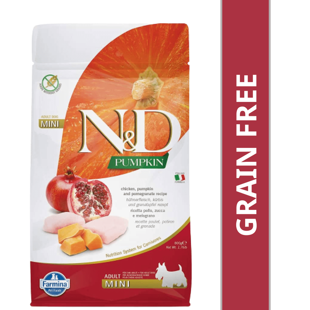 Farmina N&D Pumpkin Chicken & Pomegranate Grain Free Adult Mini Dog Dry Food Dogs- Dry Food Farmina N&D
