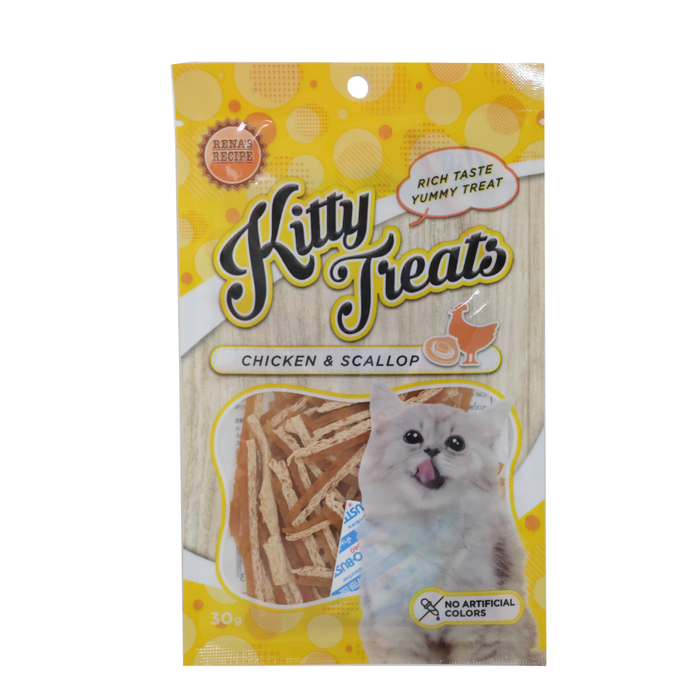 Kitty Treats Chicken Sushi, Chicken with Scallop and Soft Chicken and Tuna Cat Treats Combo Cats-Treats & Others Kitty Treats