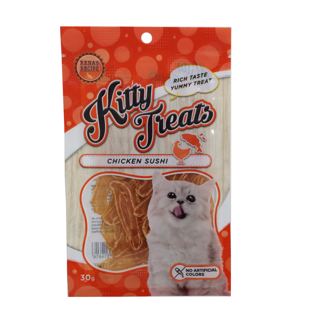 Kitty Treats Chicken Sushi and Chicken with Scallop Flavour Cat Treats Combo Cats-Treats & Others Kitty Treats
