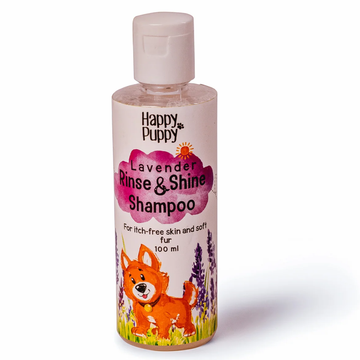 Happy Puppy Organic Rinse and Shine Shampoo Lavender for Dogs and Cats