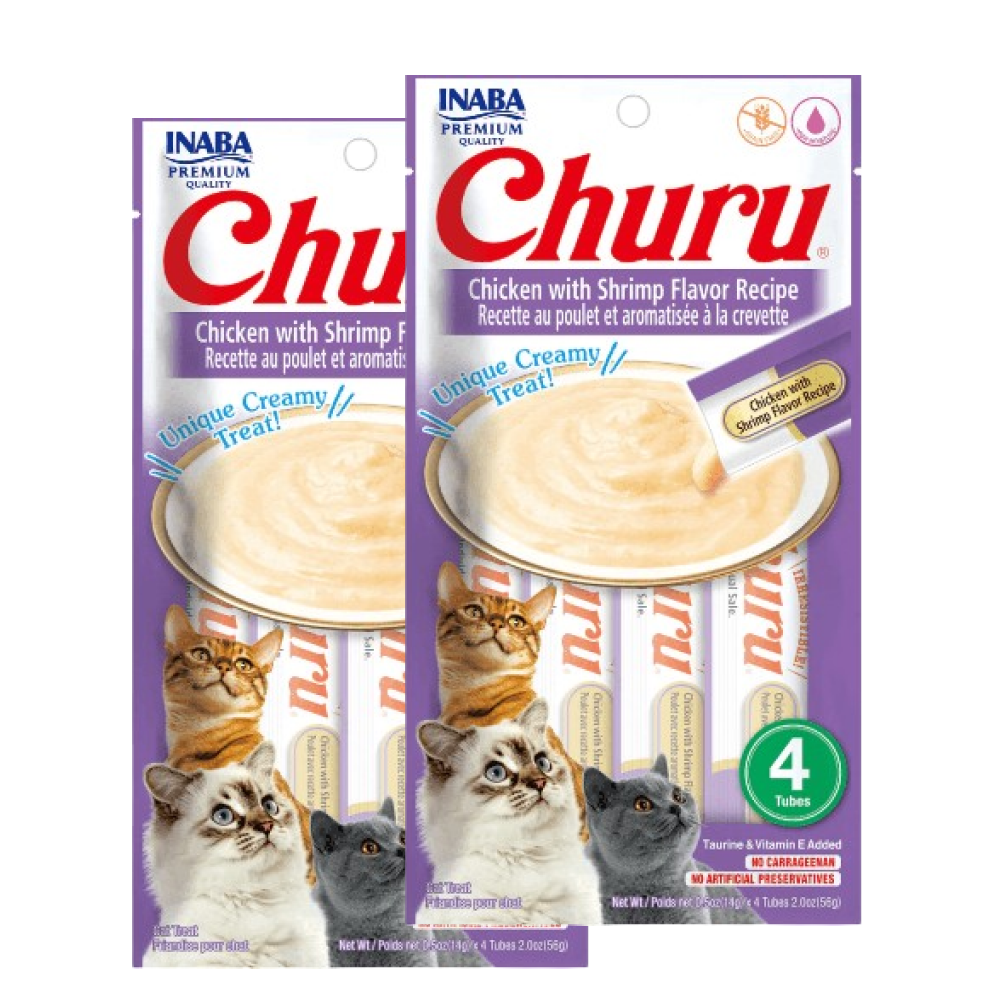 INABA Churu Chicken with Shrimp Creamy Cat Treats
