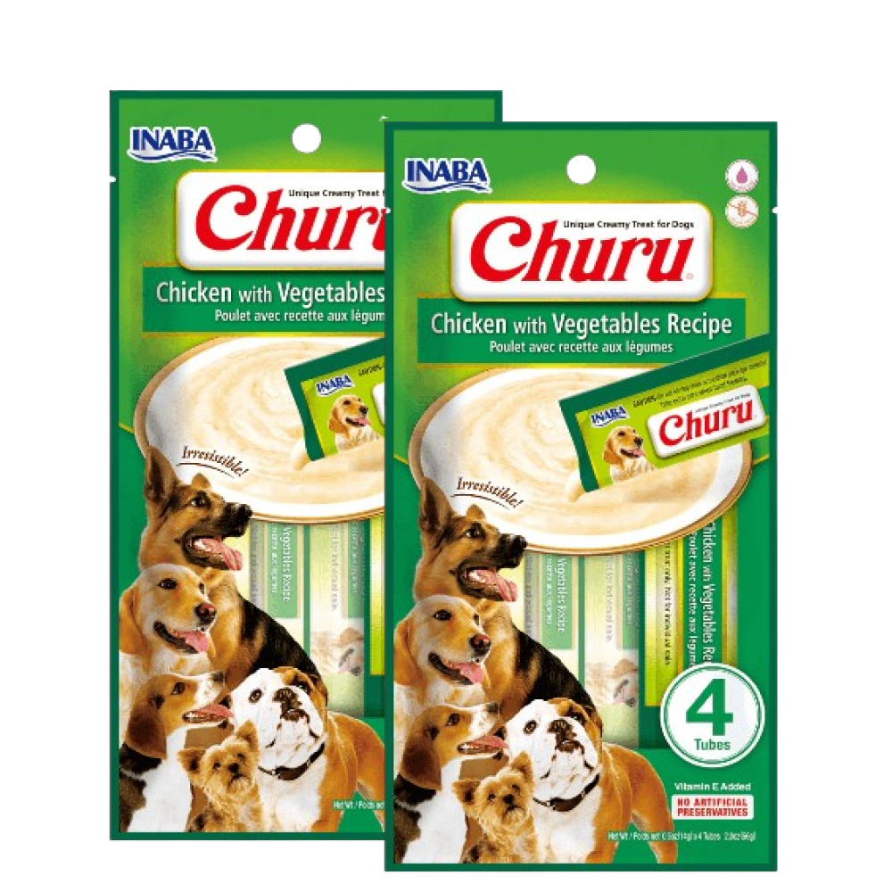 INABA Churu Chicken with Vegetable Flavour Dog Treats