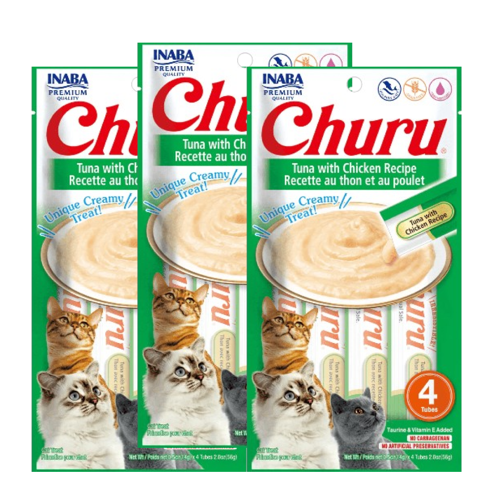 INABA Churu Tuna with Chicken Creamy Cat Treats