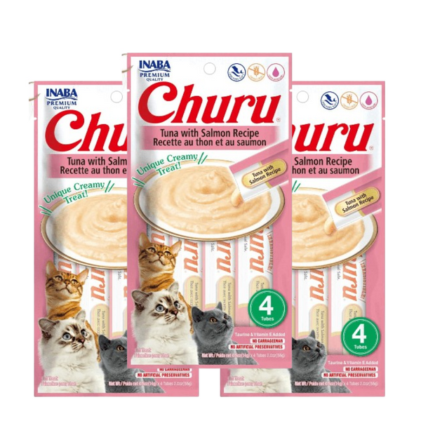 INABA Churu Tuna with Salmon Cat Treats