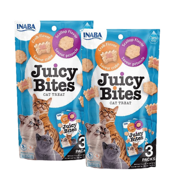 INABA Juicy Bites Scallop and Crab Flavoured Cat Treats