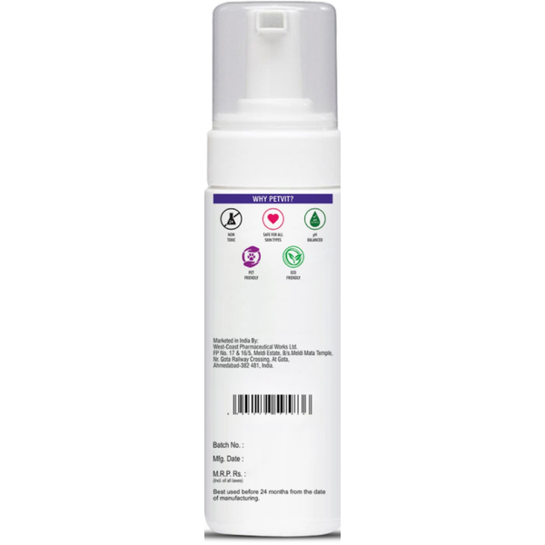 Petvit Oatmeal Waterless Shampoo for Dogs and Cats