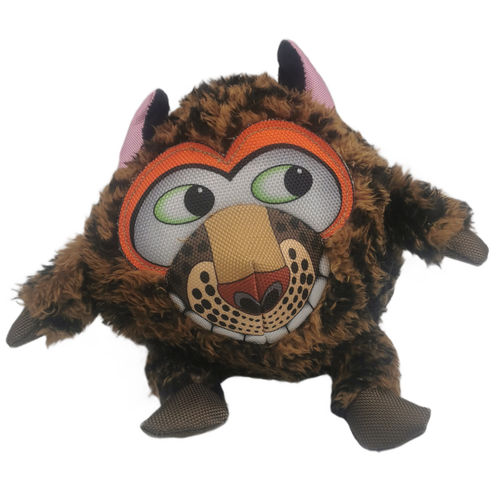 NutraPet The Freaky Leopard Squeaky Toy for Dogs (Multicolour) Dogs-Toys NutraPet Dropship 30x15x10