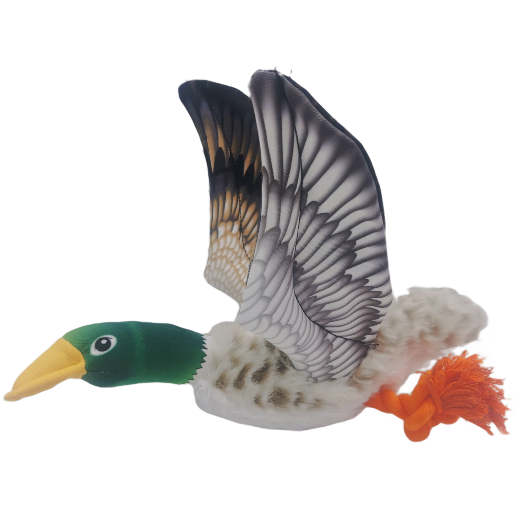 NutraPet The Flying Duck Toy for Dogs (Multicolor)