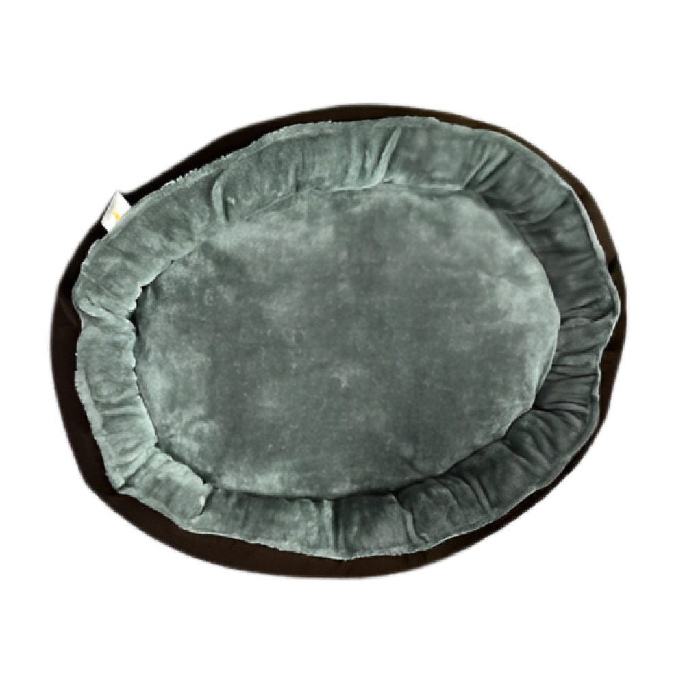 Fluffy's Kozi Pet Ultra Soft Ethnic Designer Polyster Filled Reversable Bed for Dogs and Cats (Black) Both-Bedding, Mats & Travel Supplies Fluffy's