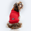 Pawgypets High Neck Cable Kint Sweater for Dogs and Cats (Red) Both-Clothing & Accessories Pawgypets Dropship