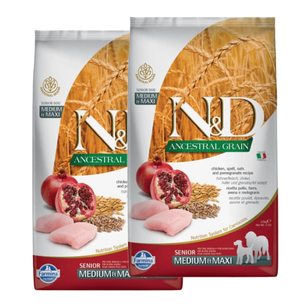 Buy Farmina N D Chicken Pomegranate Ancestral Grain Senior