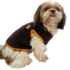 Pawgypets Cute Fleece Vest for Dogs and Cats (Chocolate Brown/Mustard) Both-Clothing & Accessories Pawgypets Dropship