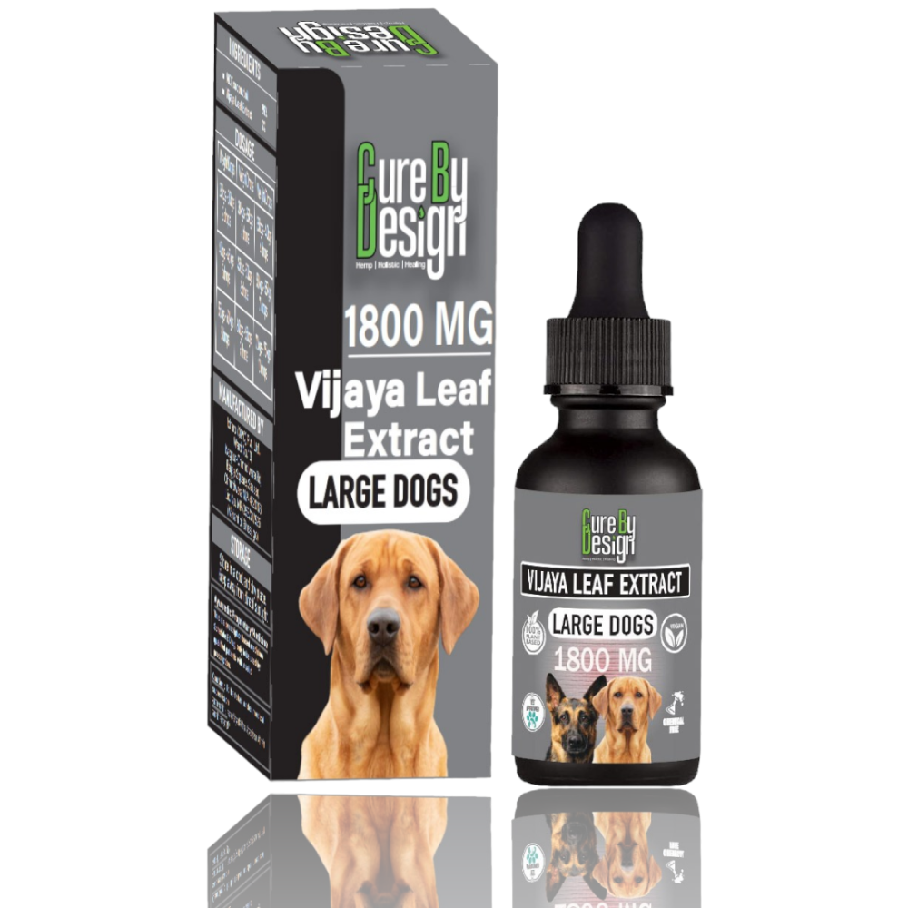 Cure By Design 1800mg Vijaya Leaf Extracts for Dogs and Cats