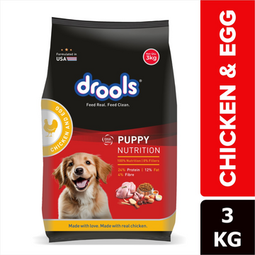 Drools Chicken and Egg Puppy Dog Dry Food