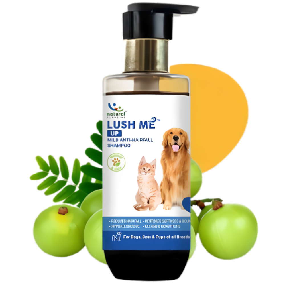 Natural Remedies Lush Me Up Anti Hairfall Shampoo & Orthoron Joint Supplement Dogs & Cats Combo Exclusive Combo Natural Remedies