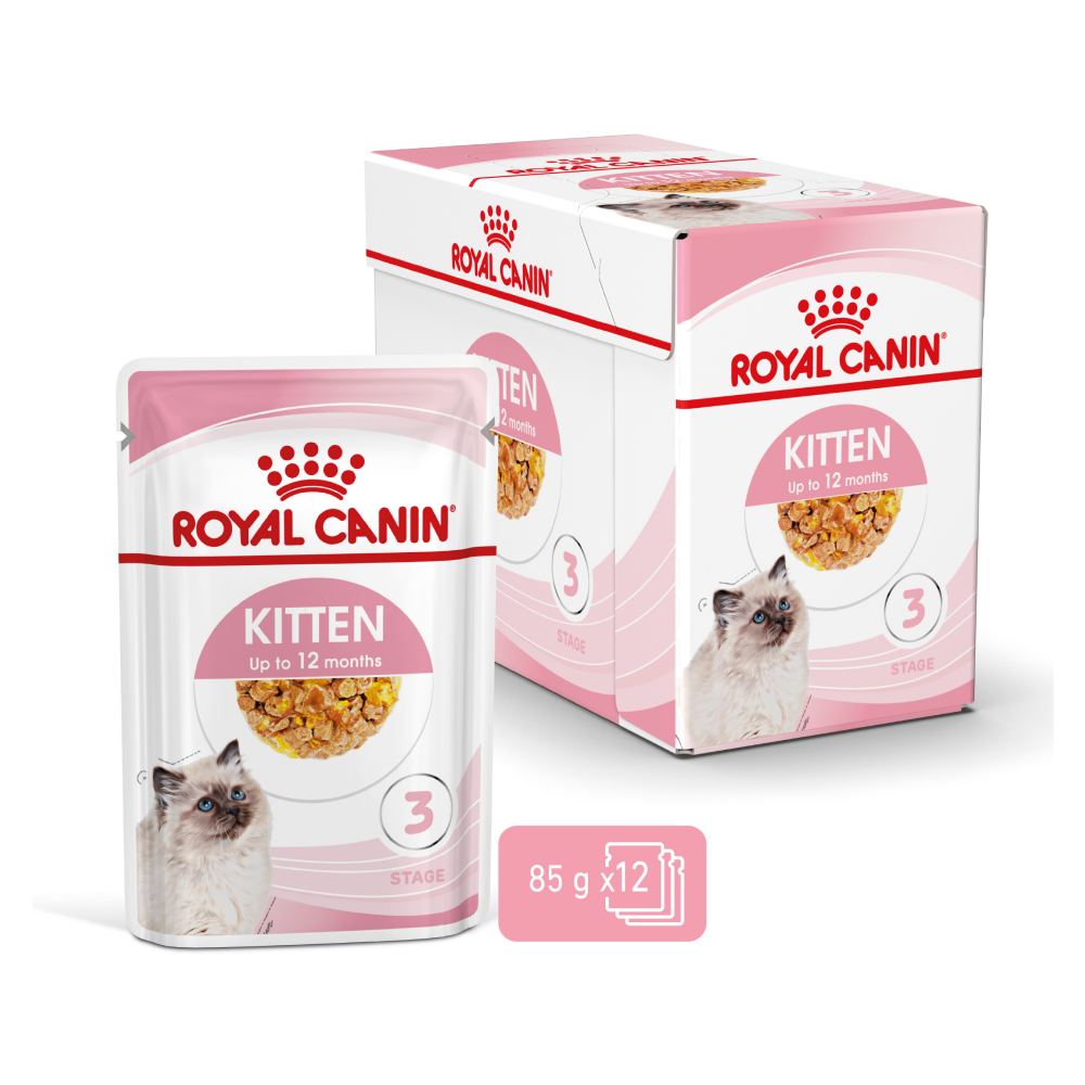 Royal Canin Kitten Jelly Cat Wet Food Cats-Wet Food Royal Canin 12x85g