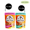 Kennel Kitchen Lamb Chunks in Gravy and Chicken Chunks in Gravy Adult and Puppy Dog Wet Food (All Life Stage) Combo Dogs-Wet Food Kennel Kitchen 30x80g