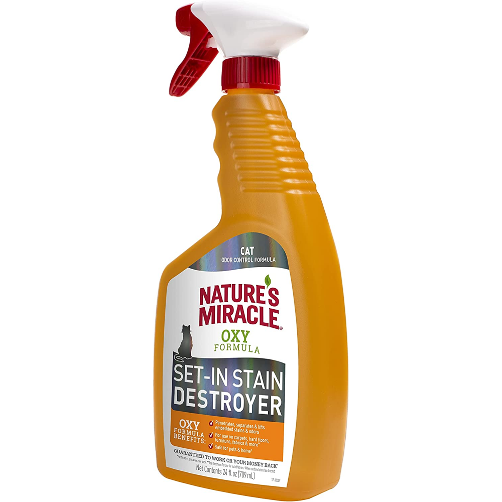 Nature’s Miracle Orange Oxy Stain and Odor Remover for Cats