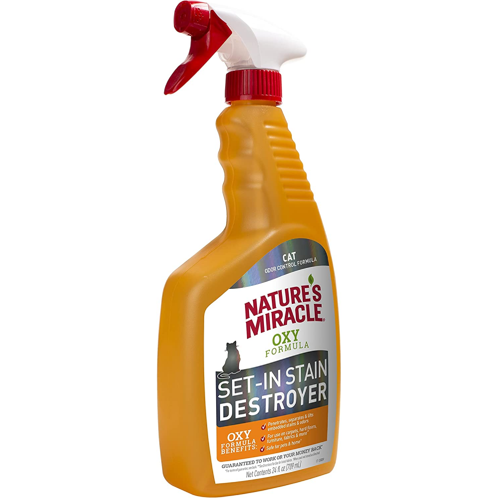 Nature’s Miracle Orange Oxy Stain and Odor Remover for Cats Cats-Health & Wellness Natures Miracle