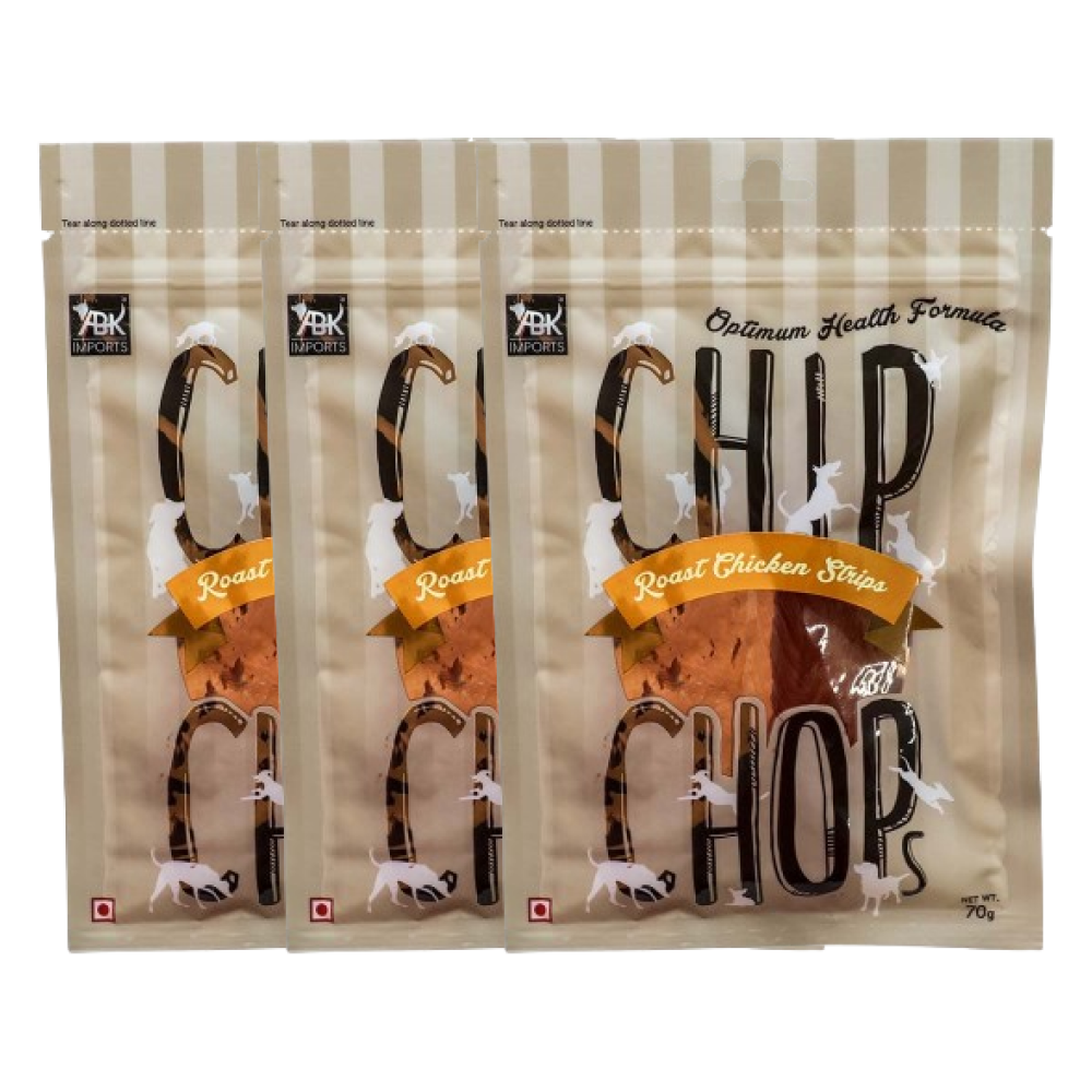 Chip Chops Roast Chicken Strips Dog Treats