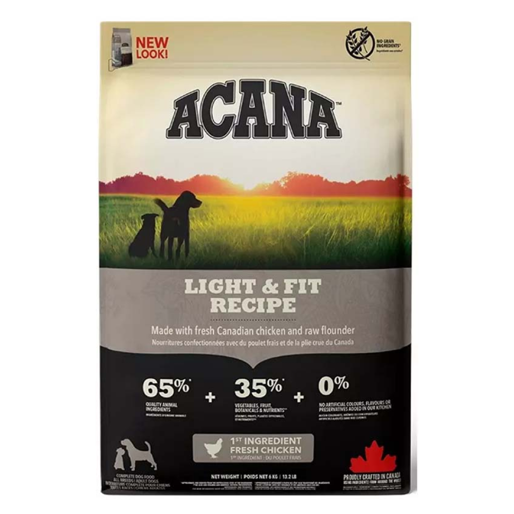 Acana Light & Fit Adult Dog Dry Food (All Breeds)