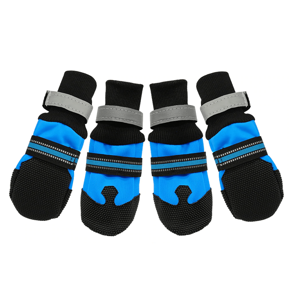 Pawsindia Boots for Dogs (Blue/Black)