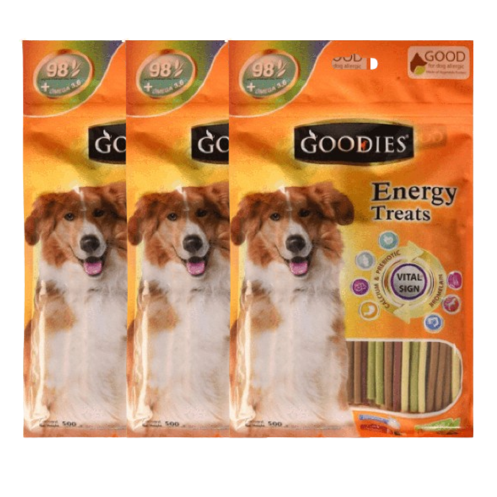 Goodies Energy Treats Mixed Flavour Stick Dog Treats