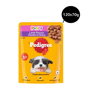 Pedigree Lamb Flavour Chunks in Gravy Puppy Wet Food