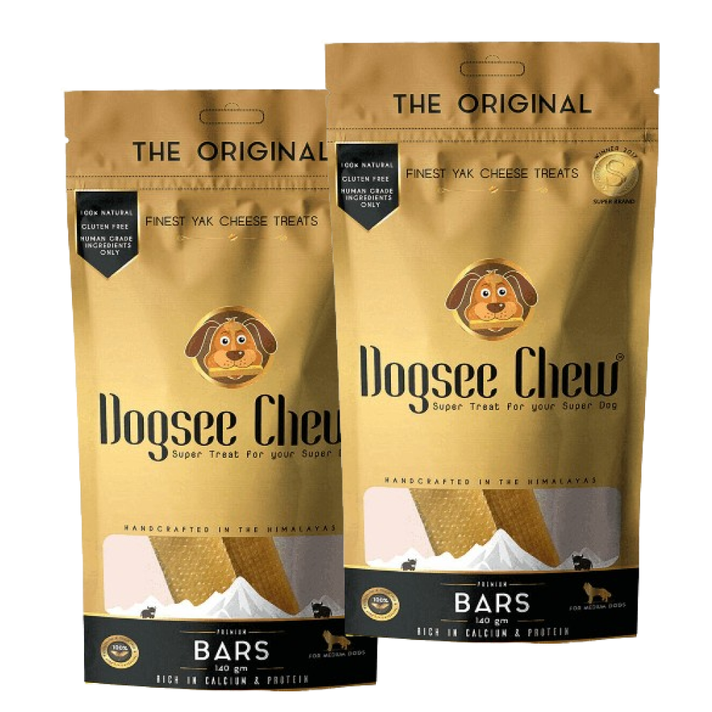 Dogsee Chew 100% Natural Yak Milk Bars Medium Breed Dog Treats Dog Treats + Others Dogsee Chew 2x140g