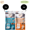 Gnawlers Chicken and Liver and Crab Flavour Creamy Cat Treats Combo Cats-Treats & Others Gnawlers 2x60g (8pcs)