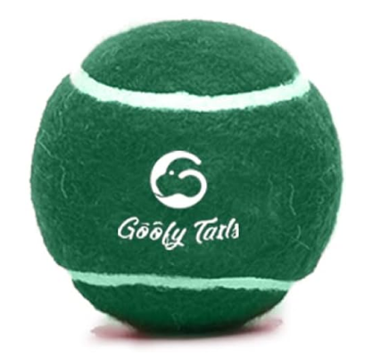 Goofy Tails Sport Tennis Ball Toy for Dogs (Dark Green)