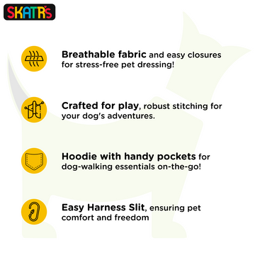 Skatrs Breezy Vest with Pockets for Dog and Cats (Blue)