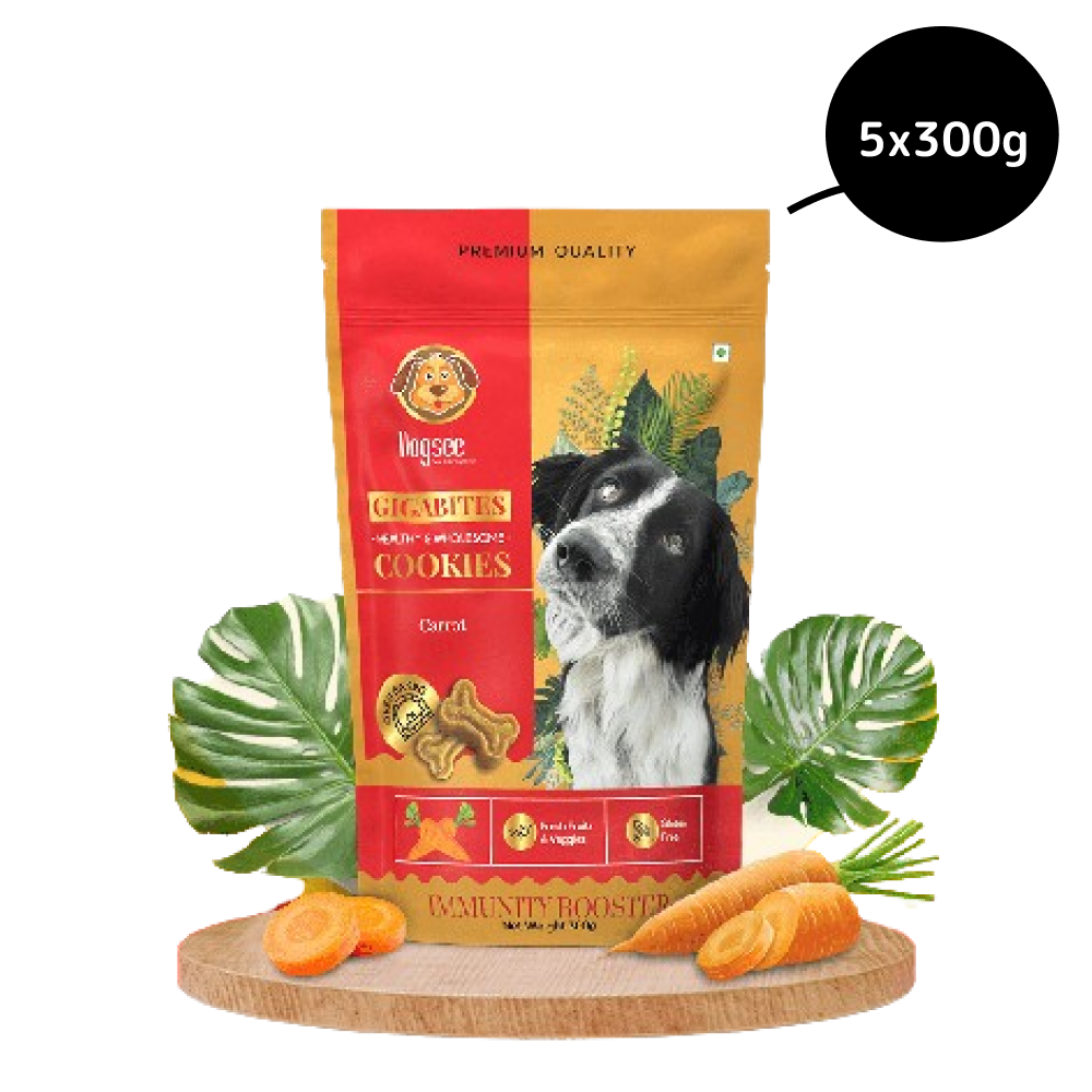 Dogsee Gigabites Carrot Flavoured Cookie Dog Treats