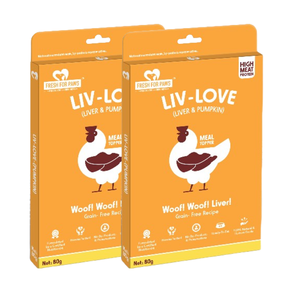 Fresh For Paws Chicken Liver & Pumpkin Liv Love Supplement for Dogs