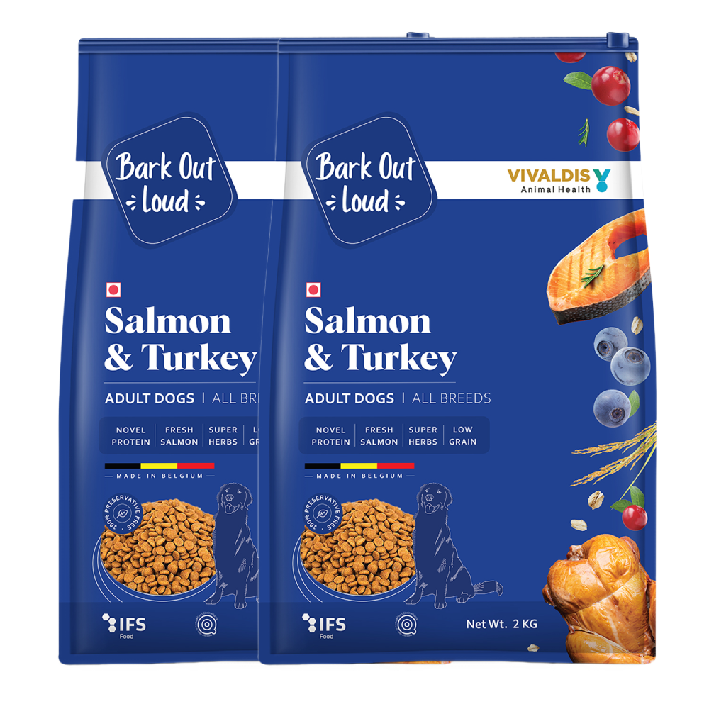 Bark Out Loud Salmon & Turkey Adult Dog Dry Food
