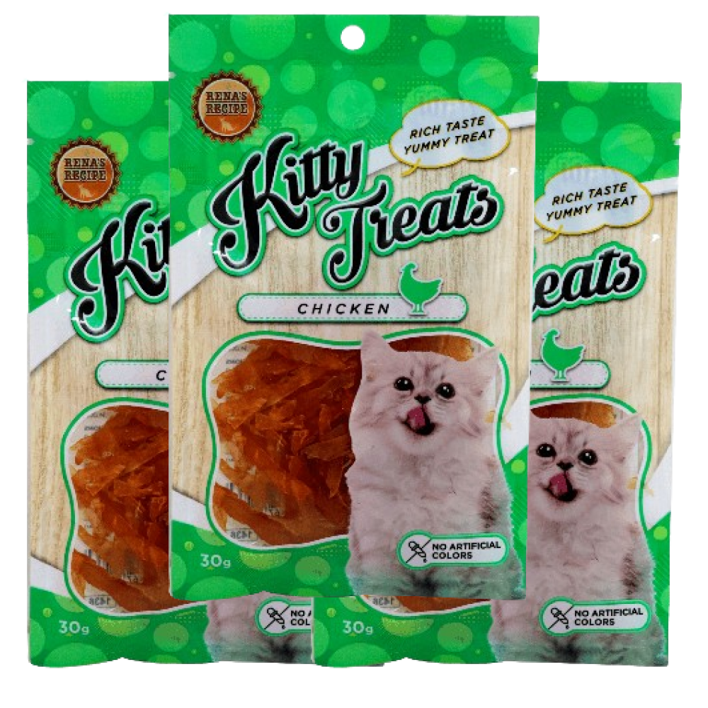 Buy Kitty Treats Soft Chicken Jerky Sliced Cat Treats Online