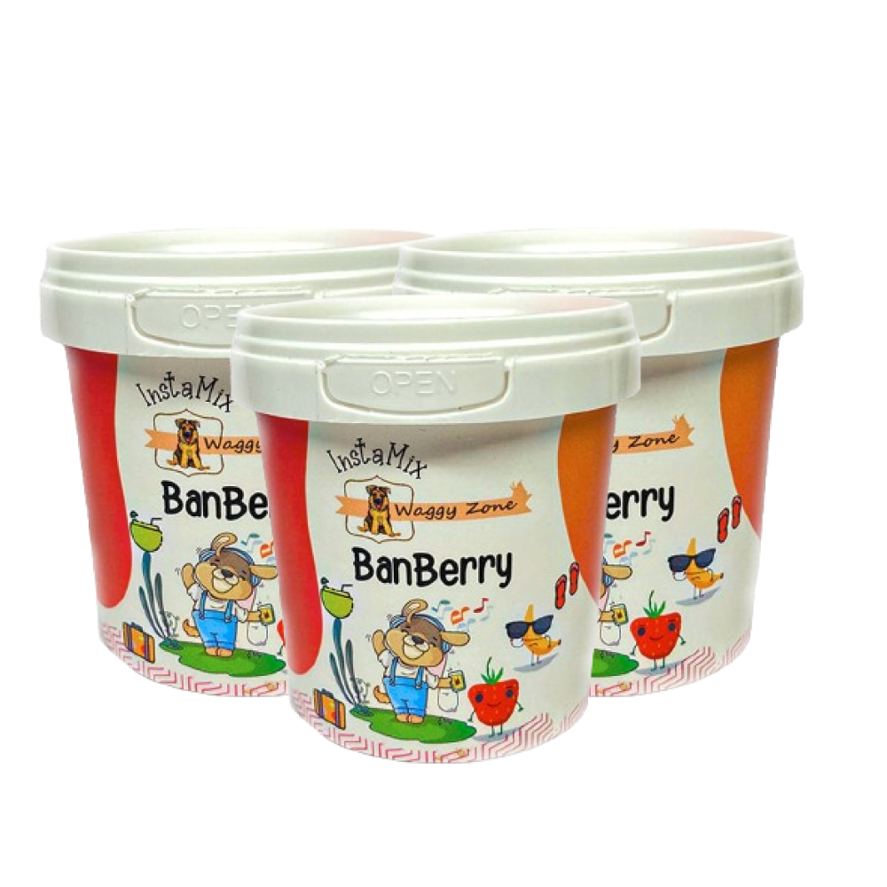Waggy Zone Banberry Ice Cream for Pets