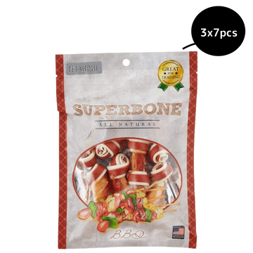 Super Bone Chicken BBQ Dog Treats