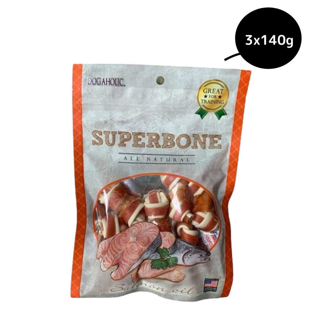 Super Bone Chicken Salmon Oil Dog Treat