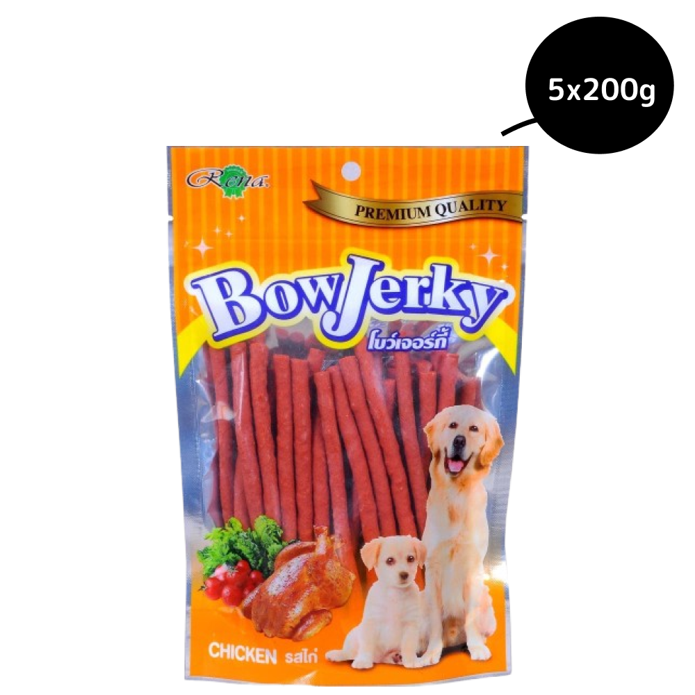 Rena BowJerky Chicken Sticks Dog Treats Dog Treats + Others Rena 5x200g